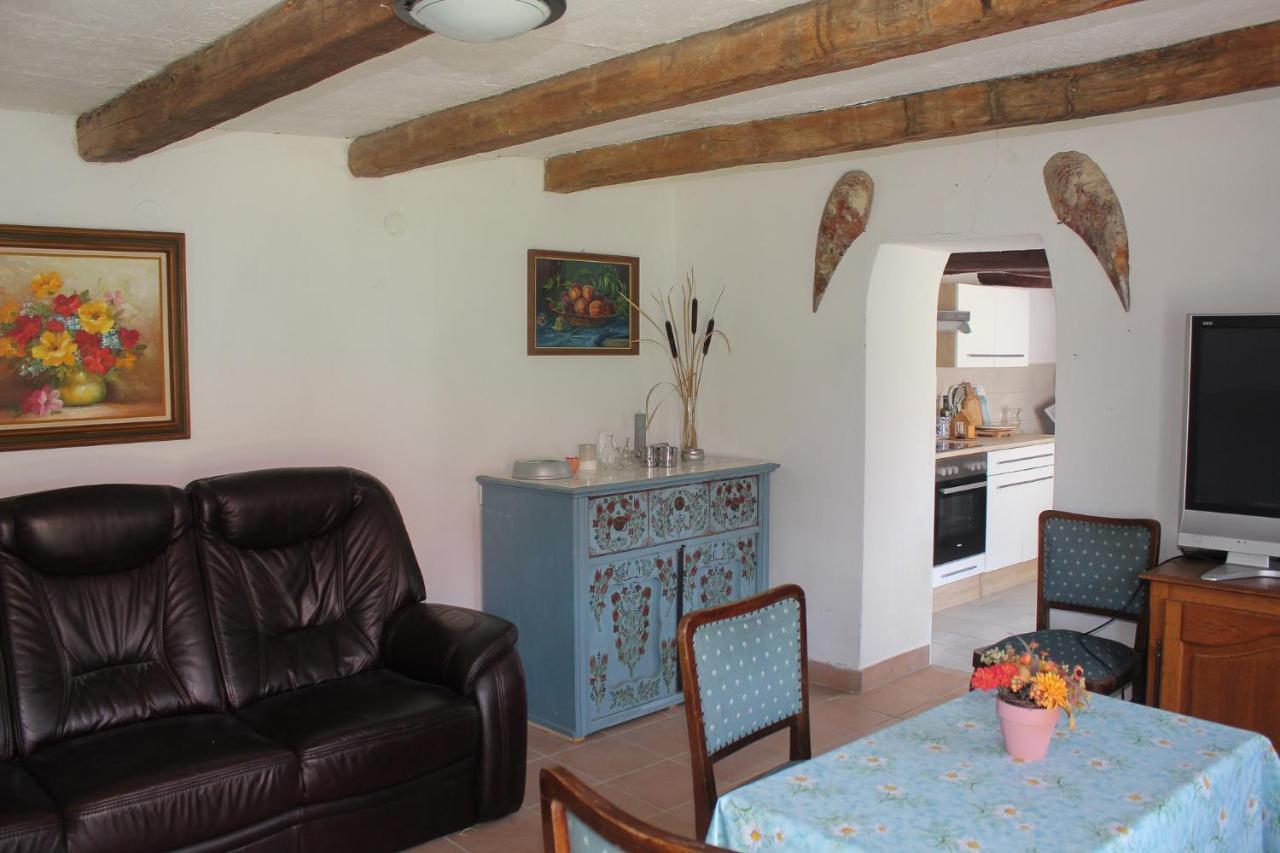 Ferienwohnung Das Blaue Haus Vendégház - Kovácshida Exterior foto